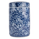 Decoratie pot met deksel Ø 9x14 cm