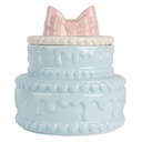 Decoratie pot met deksel Ø 13x15 cm