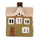 Decoratie huisje 11x7x13 cm