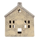 Waxinelichthouder huisje 13x8x15 cm