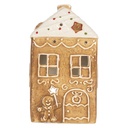 Waxinelichthouder huisje 9x7x16 cm