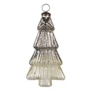 Kerstbal kerstboom 11x4x20 cm