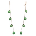 Decoratie slinger kerstballen 135x5x8 cm