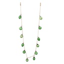 Decoratie slinger kerstballen 190x5x8 cm