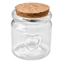 Voorraadpotje met kurken deksel Ø 6x7 cm