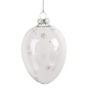 Decoratie hanger ei Ø 7x10 cm