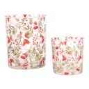 Waxinelichthouder (2) Ø 7x8 / 10x13 cm