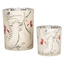 Waxinelichthouder (2) Ø 7x8 / 10x13 cm