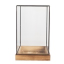 Decoratie kweekkasje 19x19x30 cm