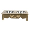 Dieren voerbak 41x22x12 cm / 2x500 ml