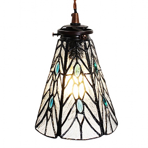 Hanglamp Tiffany Ø 15x115 cm E14/max 1x40W