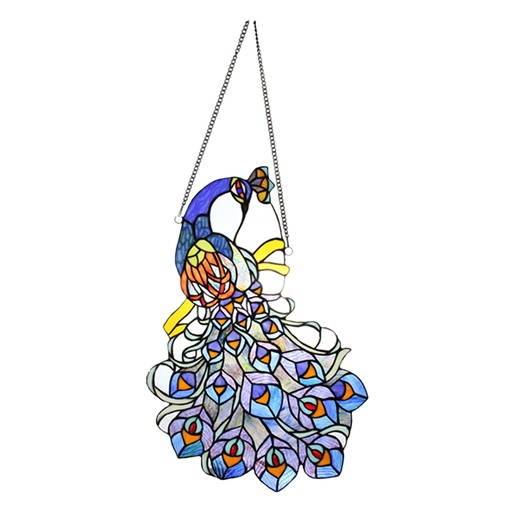 Glaspaneel Tiffany 34x1x50/70 cm