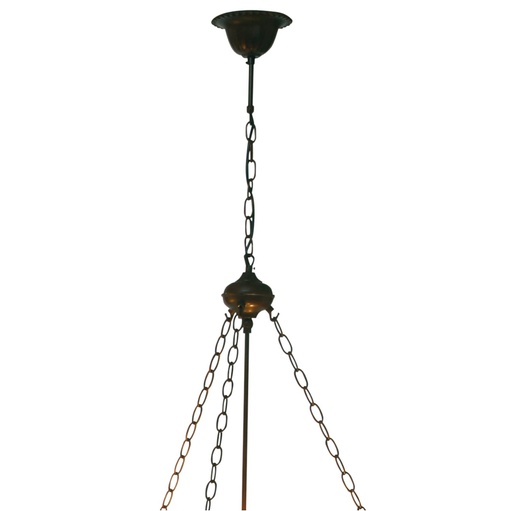 Ophanging tiffanykappen met 3 oogjes 100 cm E27/max 3x60W