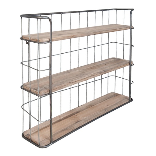 Wandrek metaal 85x20x64 cm