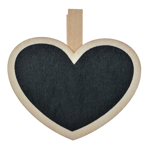 Knijper met krijtbord 8x2x8 cm