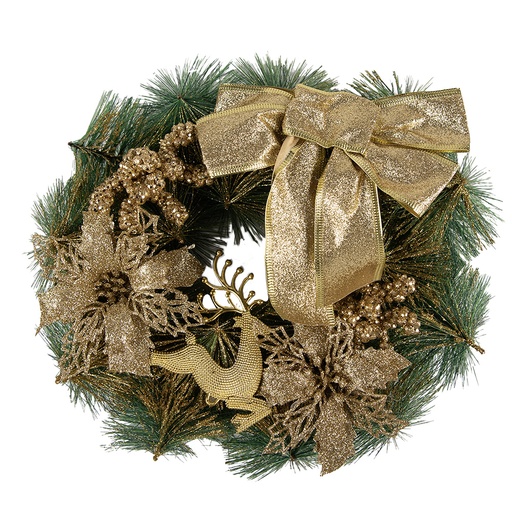 Decoratie krans kerst Ø 30x7 cm