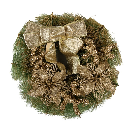 Decoratie krans kerst Ø 30x7 cm