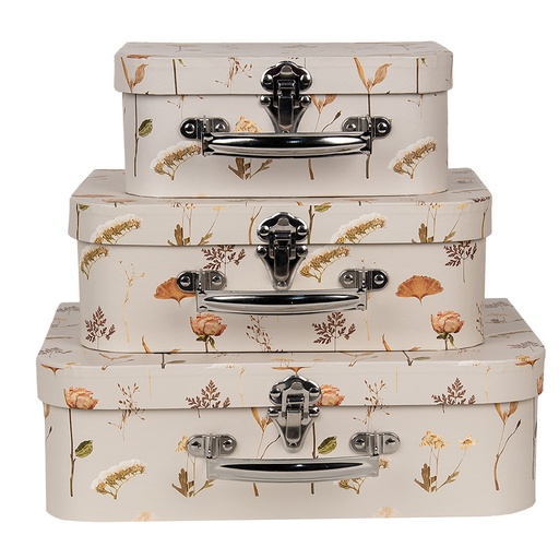Decoratie koffer (3) 30x21x9/25x18x9/20x16x8 cm