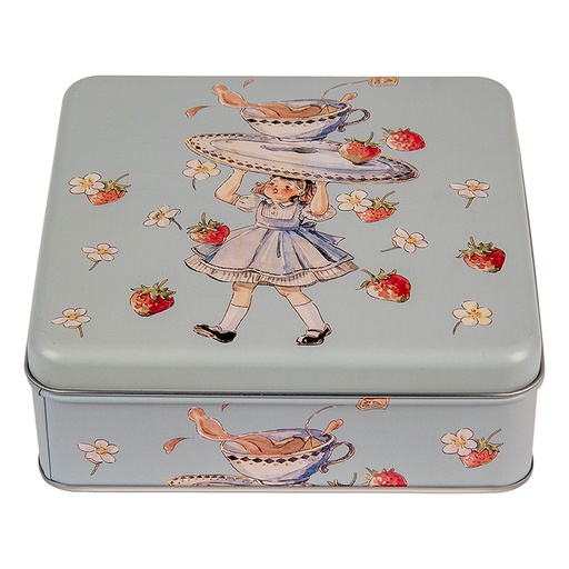 Blik 17x17x6 cm
