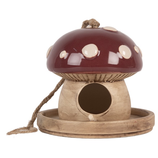 Decoratie vogelhuis Ø 13x13 cm