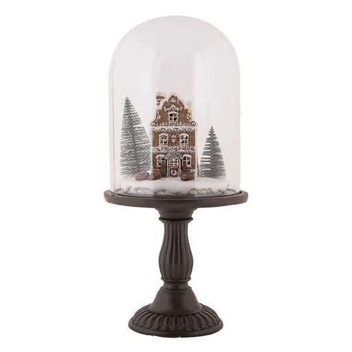 Stolp met decoratie LED Ø 17x36 cm / 2xAAA