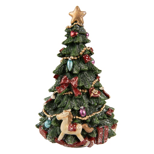 Muziekdoos kerstboom Ø 12x19 cm