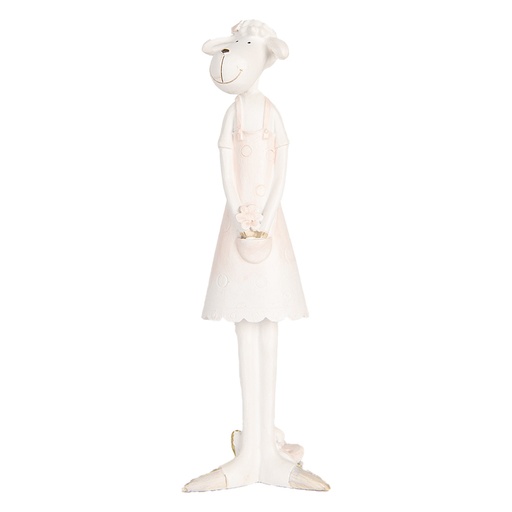 Decoratie Schaap 6x4x17 cm