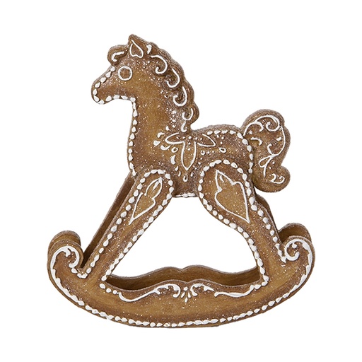 Decoratie hobbelpaard 14x4x15 cm