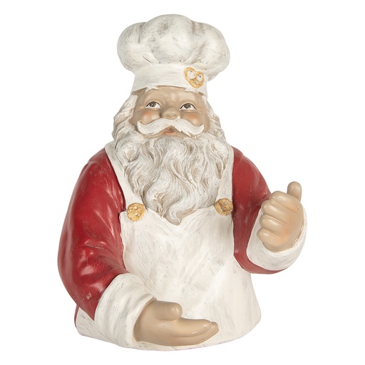 Flessenhouder kerstman 25x25x35 cm