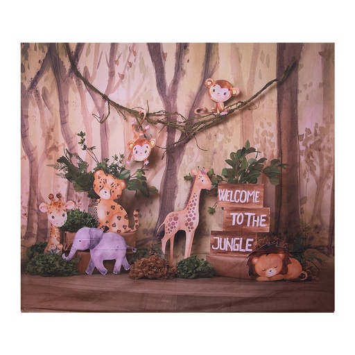 Wandkleed jungle 180x1x210 cm
