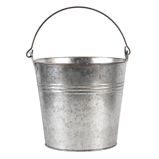 Decoratie emmer Ø 18x16/26 cm