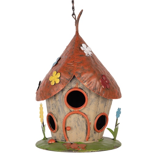 Decoratie vogelhuis Ø 17x27/54 cm