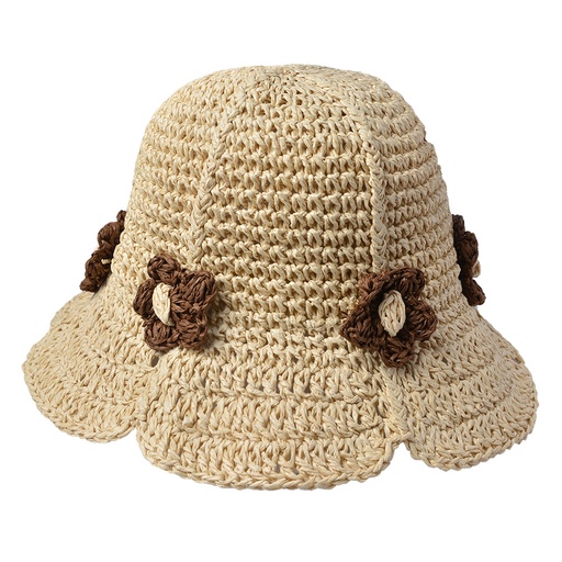 Hoed kind 52 cm beige