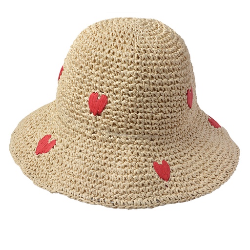 Hoed kind 58 cm beige