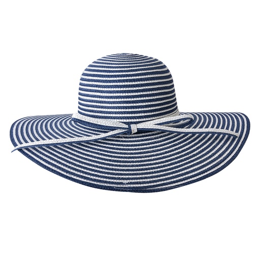 Hoed 56 cm blauw