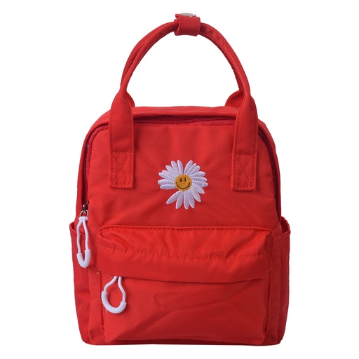 Rugzak 21x9x23 cm rood