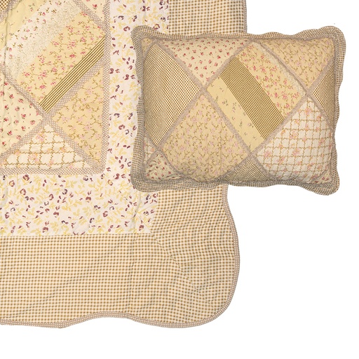 Bedsprei 180x250 cm / 1x kussensloop 50x70 cm